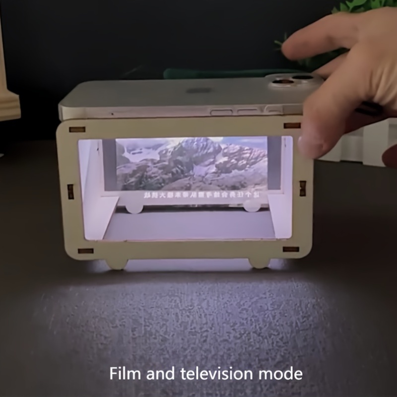 Home Cinema Experience - DIY 3D Holographic Phone Projector Mini