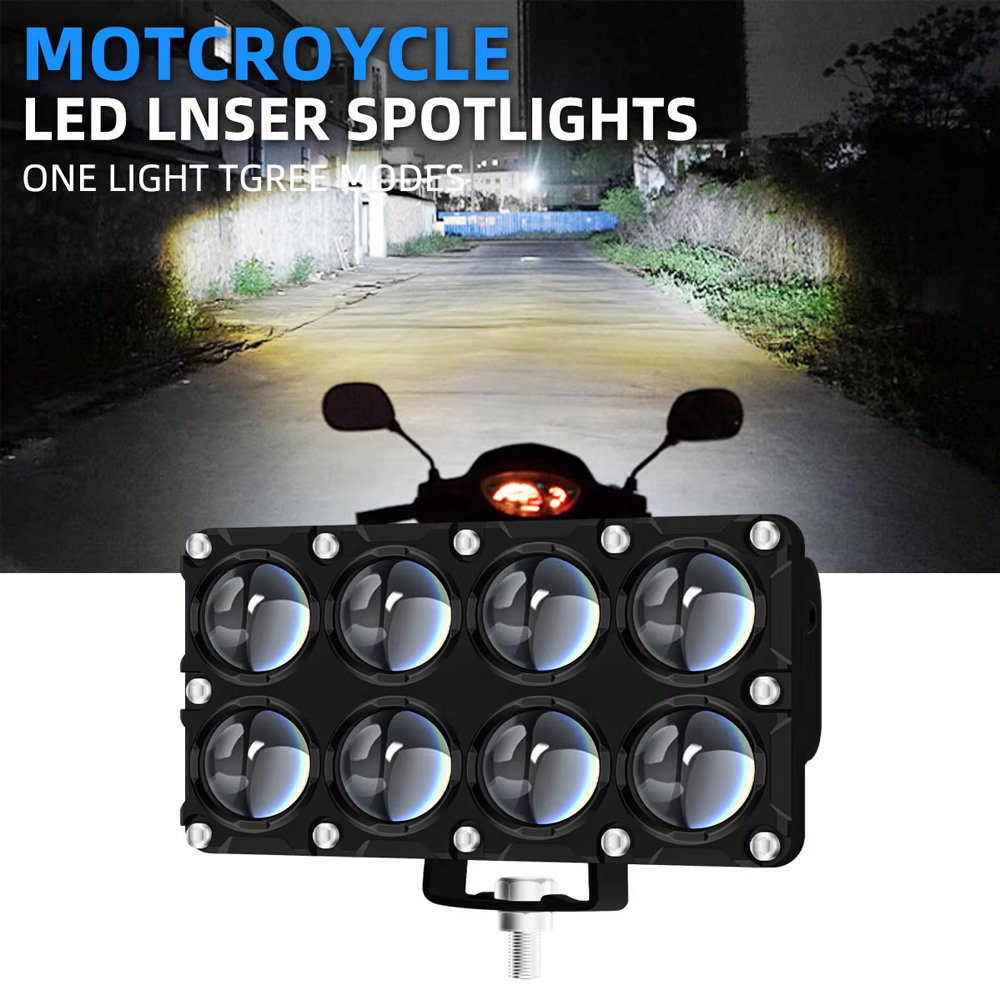 Projector Lamp Replacement - 6/8/10 Lens Auxiliary Motorcycle Spotlight Working
