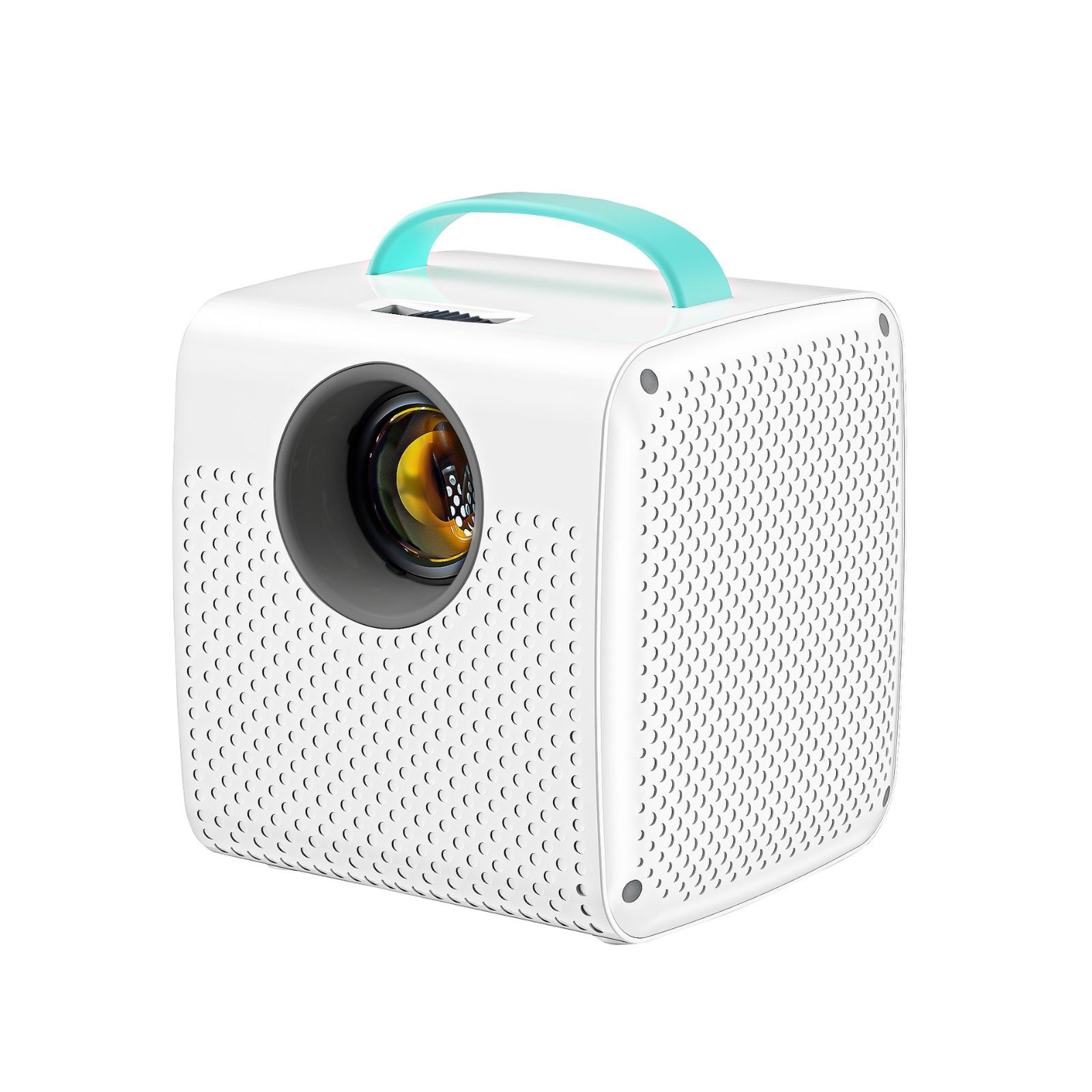 Home Cinema Compact - Cube Design Portable Projector Device Compact