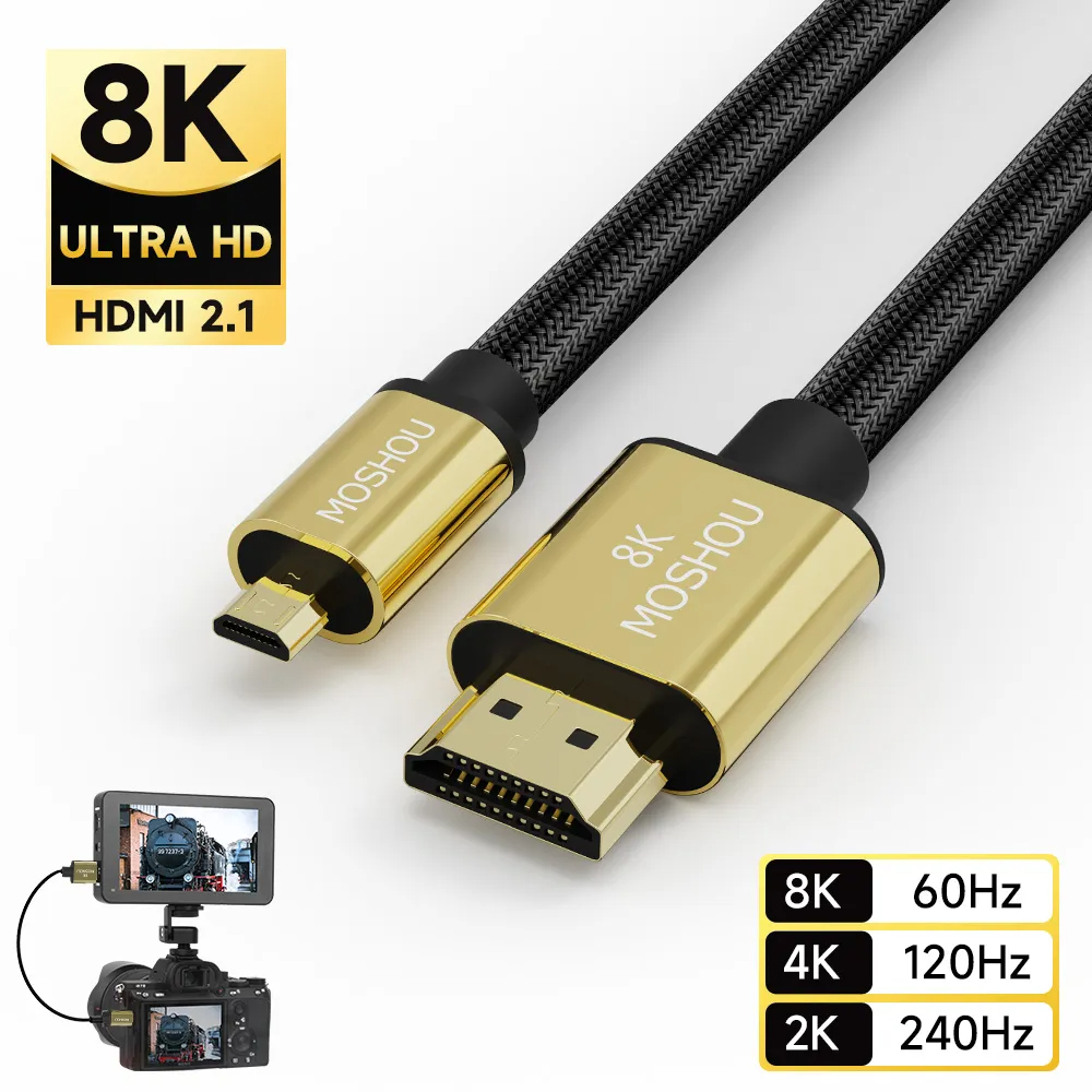 Hdmi Arc Cable - Micro HDMI to HDMI-compatible Cable 2.1