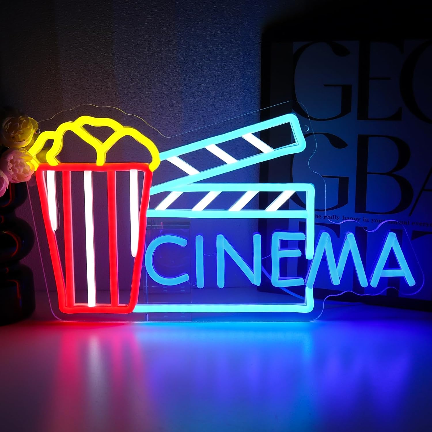 Home Cinema Wall Lights - Cinema Neon Sign Art Wall Light