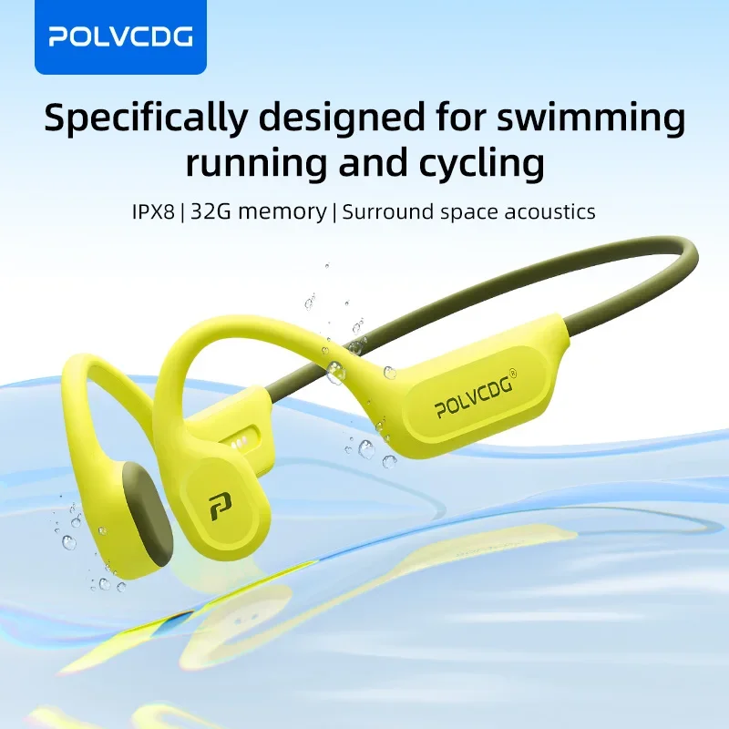Home Cinema Amazon - POLVCDG X9 Bone Conduction Swimming Earphones