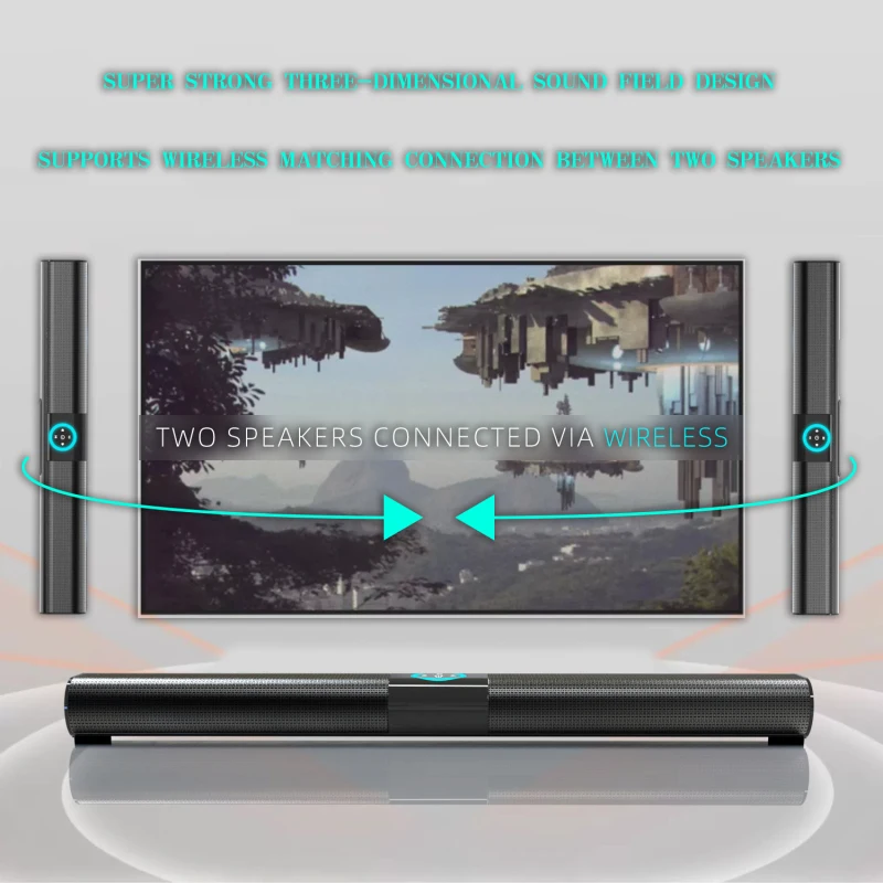 BS-20 Soundbar Wireless Card B - Home Cinema Wall Lights review and price