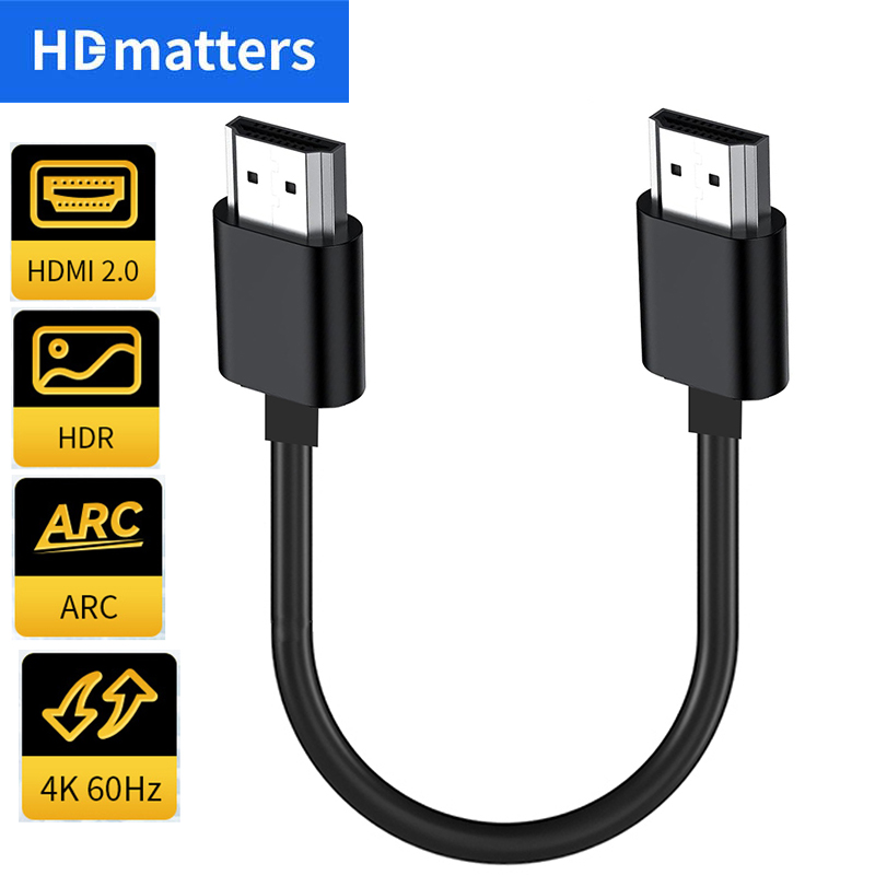 Ultra Short HDMI 2.0 Cable 4K  - Hdmi Arc Cable review and price