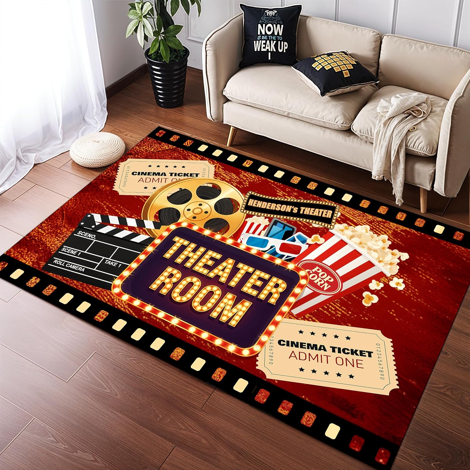 Engraved Name Cinema Carpet, S - Home Cinema Experience review and price