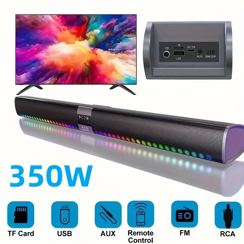 TV Echo Wall Bluetooth Speaker - Home Cinema Wall Lights review and price