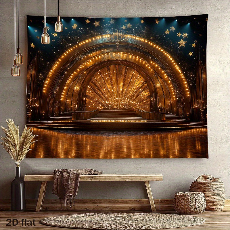 Luxury Golden Theater Stage Ar - Home Cinema Wall Lights review and price