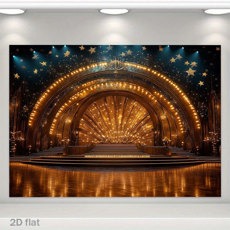 Luxury Golden Theater Stage Ar - Home Cinema Wall Lights review and price