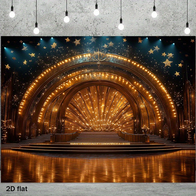 Luxury Golden Theater Stage Ar - Home Cinema Wall Lights review and price