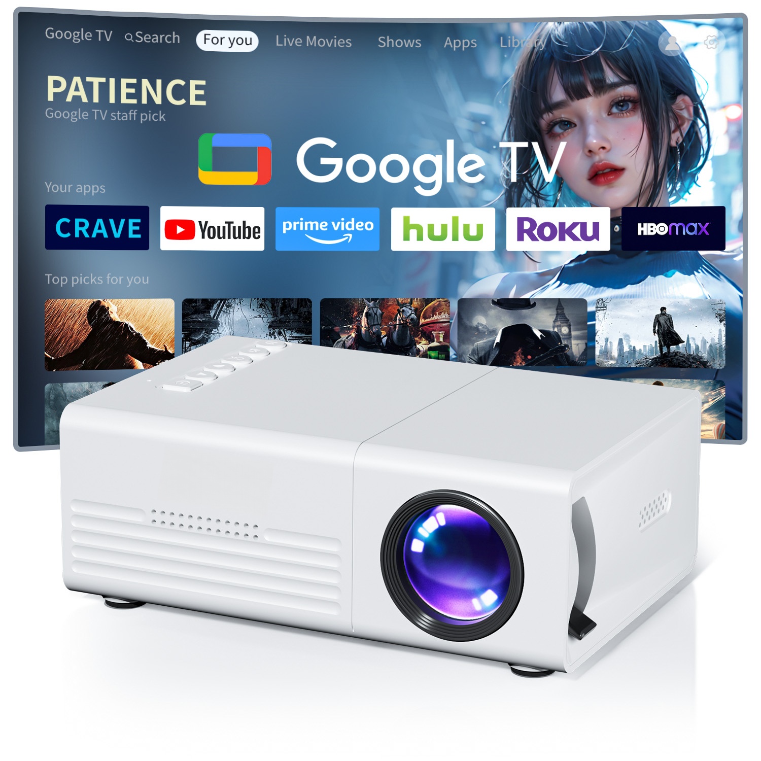 Mini Projector TFT LCD Wifi Bl - Home Cinema Compact review and price
