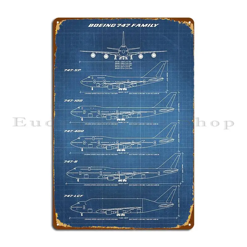 Boeing 747 Family Blueprint Li - Home Cinema Wall Lights review and price