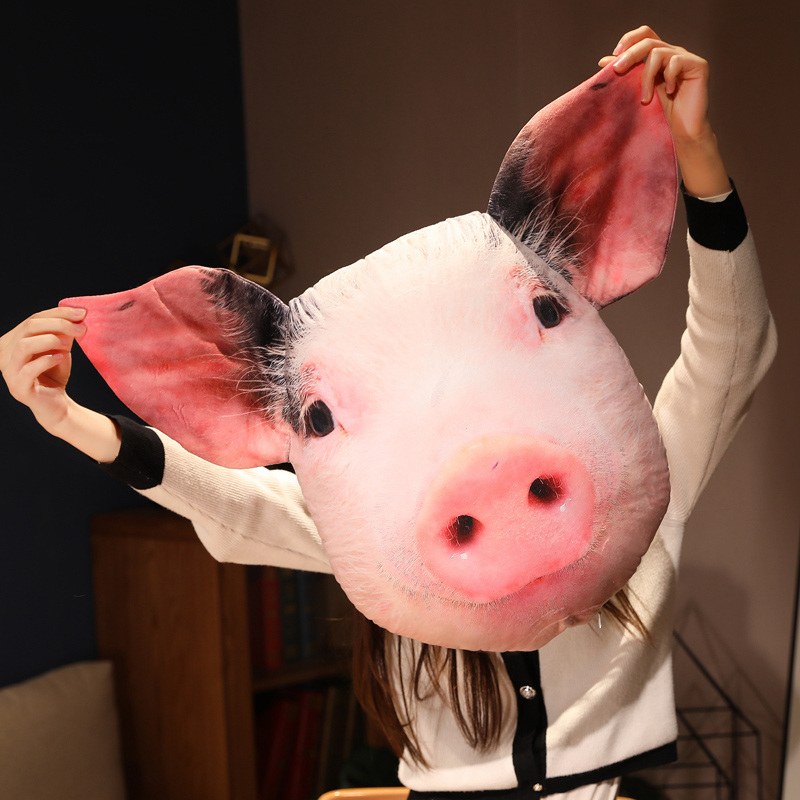 40cm 3D Simulation Animal Head - Home Cinema Chairs review and price