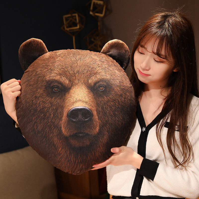 40cm 3D Simulation Animal Head - Home Cinema Chairs review and price