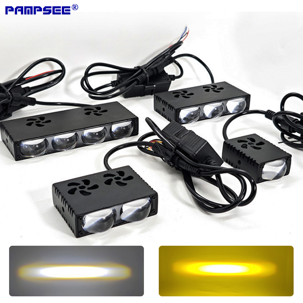 Car Grille LED Headlight Work  - Projector Lamp Replacement review and price