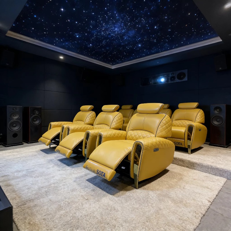 Vip Single Leather Reclining S - Home Cinema Recliner Chairs review and price