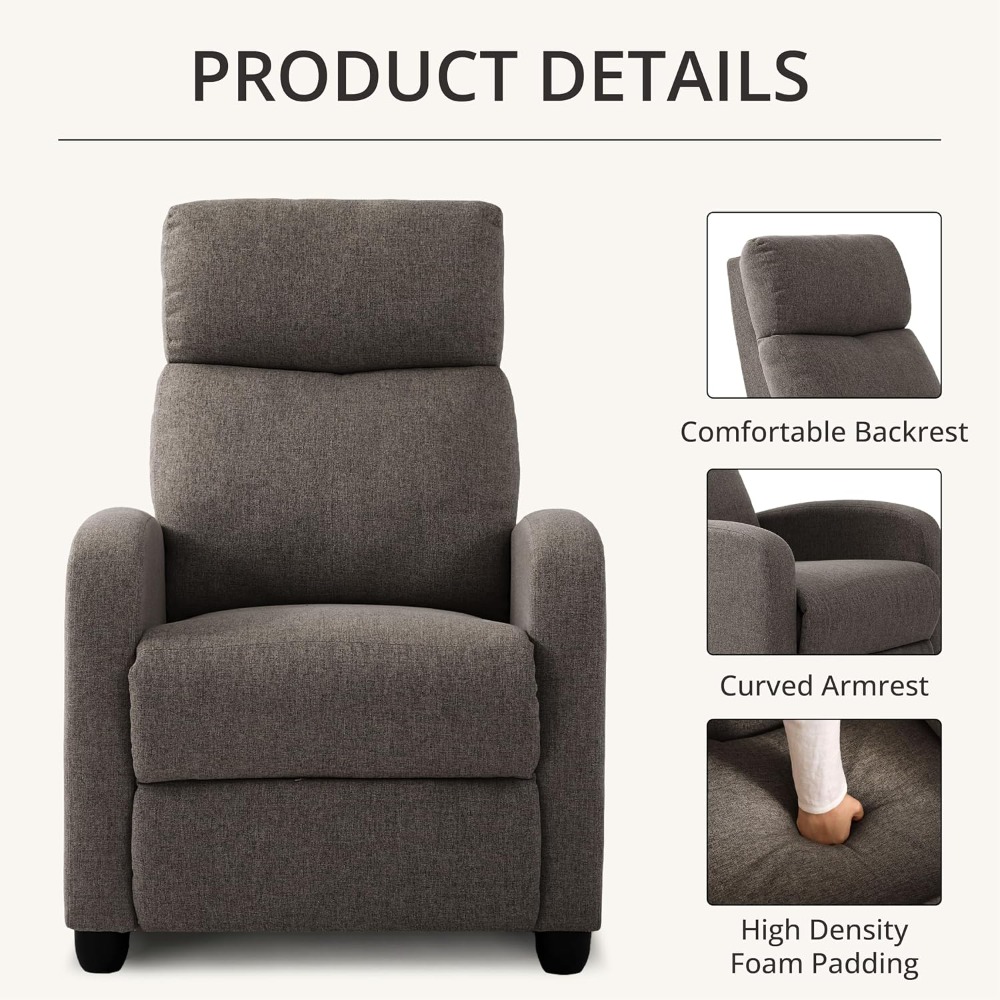 Modern Manual Push Back Reclin - Home Cinema Chairs review and price