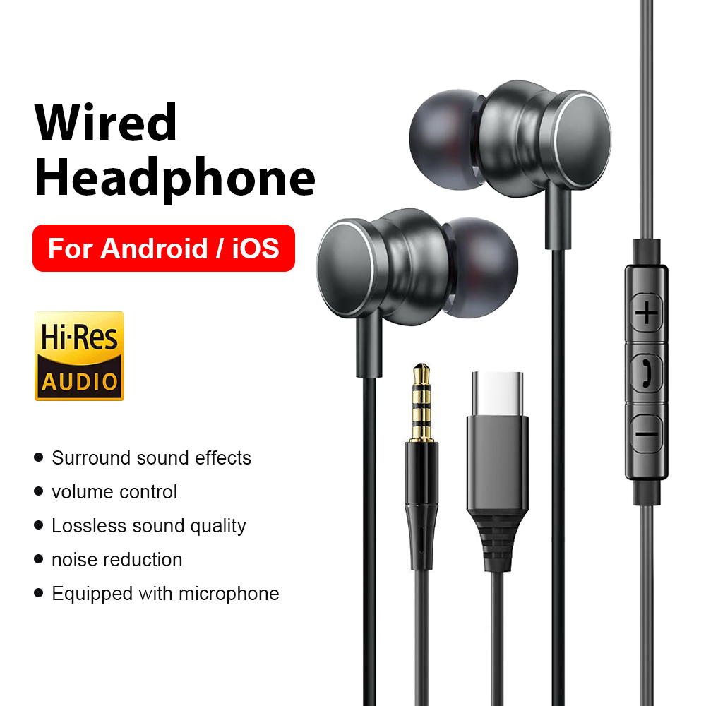 Type C Wired Headphones 3.5mm  - Home Cinema Amazon review and price