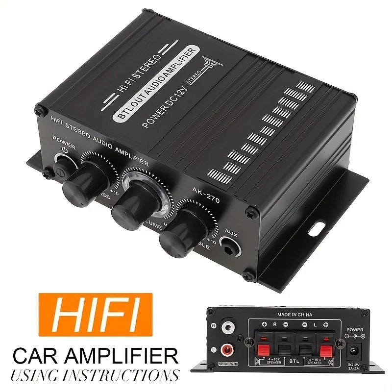 AK-270 400W Mini Power Amplifi - Home Cinema Compact review and price