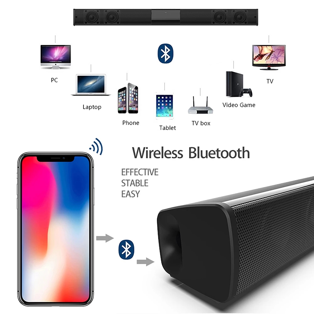 40W Bluetooth Speaker column H - Home Cinema Chairs review and price
